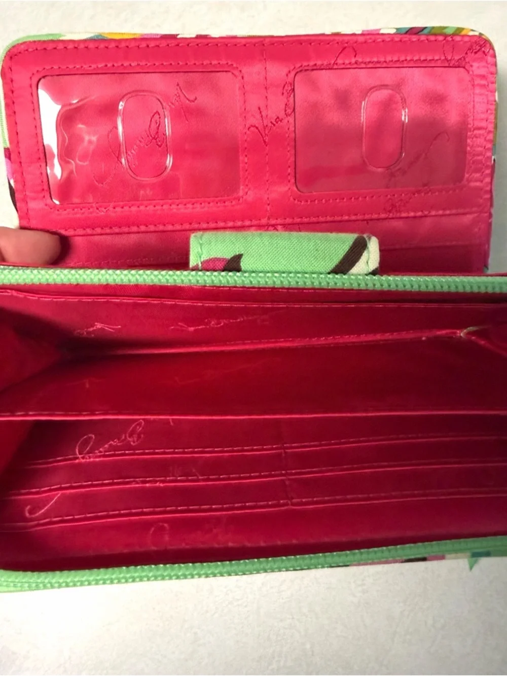 Vera Bradley Tutti Frutti Turnlock Wallet - Picture 4 of 8